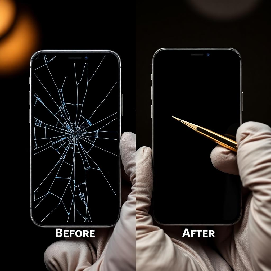Troca de tela antes e depois